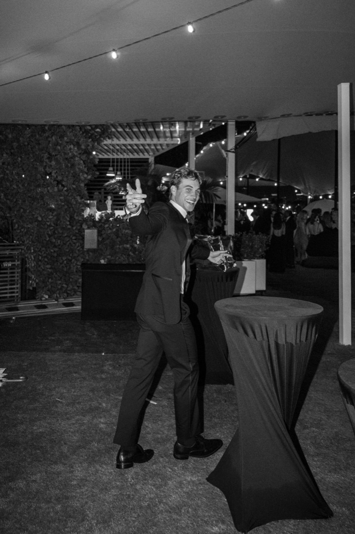 Crossing the floor, in black and white