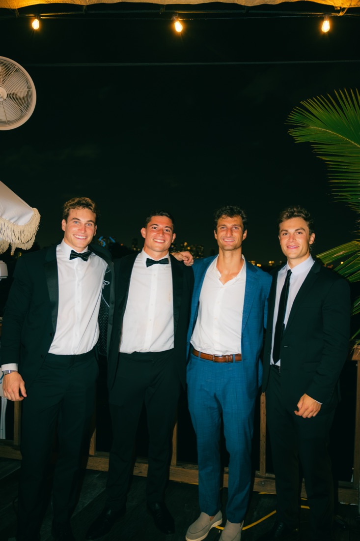 Four founders under the palms