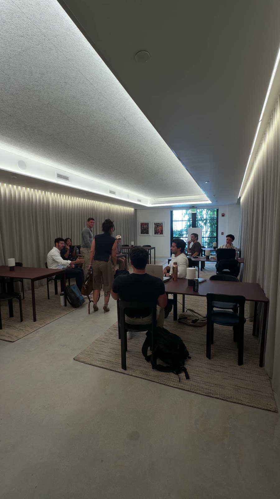 Founders working side by side at a coworking day